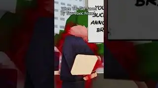 When You Get Saved By Your Toxic Friend #roblox #jujutsukaisen #jujutsushenanigans #shorts