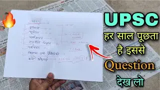 इन टॉपिक्स को भूल कर 😲 भी मत छोड़ना UPSC Exam मे हर साल पूछे जाते है