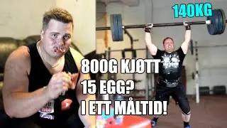 BIG BABY AVSLØRER DIETTEN SIN OG STRONGMANGUTTA ER KLAR FOR KONK💪