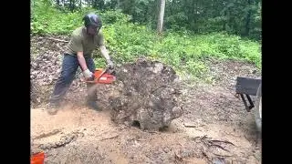 Ported Husqvarna 395XP with 42” bar