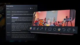 Update | Draw-on Annotations and Transcriptions in iconik