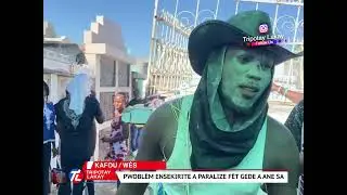 Akoz de ensekirite a, fèt gede nan komin kafou paralize. Gede di yo oblije rantre nan #vivansanm