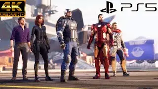 Marvel's Avengers VS 1000 Enemies   ( PS5) 4k 60fps HDR Gameplay