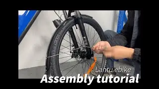 How to install a electric city bike after you receive it