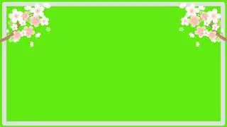 Green screen white border frame video editing||white border green screen green||border frame