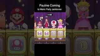 Pauline coming to Mario Party Jamboree #MarioParty #NintendoSwitch #Shorts