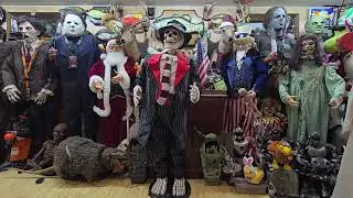 Gemmy Life Size Animated Zoot Suit Dancing Skeleton!