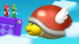 New Super Mario Bros Wii Co-Op Walkthrough - World 7 (2 Player)