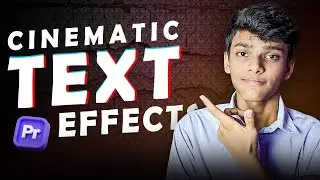 3 EPIC Text Effects for VIDEOS in Hindi | Cinematic text effect Premiere Pro | No Plugins