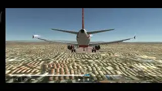 air India Airbus A320-200 smooth landing in rfs