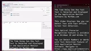 Fast Automated Optical Character Recognition of Screen Text