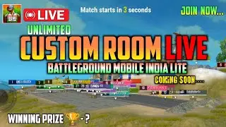 🔥CUSTOM ROOM LIVE | Pubg Lite Live Stream | Pubg Lite Custom Room Live Stream #pubglitelive