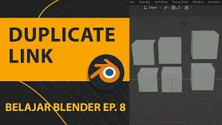 Duplicate Linked Object - Belajar Blender Ep. 8