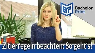 Zitieren nach Zitierregeln ~ SO GEHT'S!