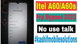 itel A60 frp bypass android 12/13 | new solution |A662LM| #frpbypass #2023