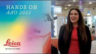 Hands on with Chloe Pourzan from Leica at AAO 2023