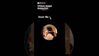 Beautiful hover animation using css and js 