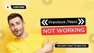 Solve: Previous and Next Arrow Not Showing on 
