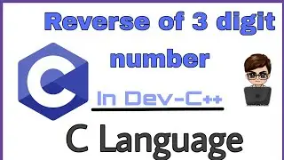 Reverse of 3 digit number in c language