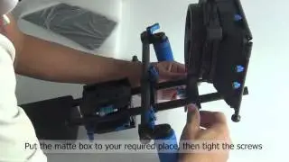 Koolertron Compact Pro Camera Matte Box For 15mm Rod Follow Focus Rig - Koolerbuy.com AS-ZGDM30