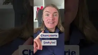 How to pronounce charcuterie in #french