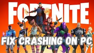 How To Fix Fortnite Crashing on PC | Fortnite Crashing At Startup Error(2024)