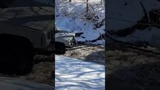 zj towing the xj down waterfall