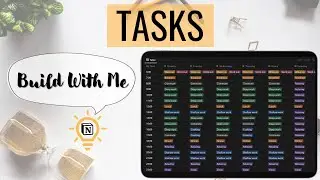 #BuildWithMe - ☑TASKS - Notion Template | Ep 3.1 - Mastering Formulas