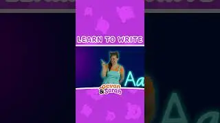phonics for beginners | Get Your Finger Out Letter A - Cursive | Pevan & Sarah