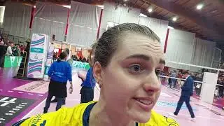 Alessia Populini dopo Gara 1 della finale Play Off