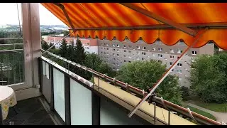 Balkon-Markise gegen starken Wind sichern