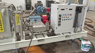1500Bar hydro jetting machine for rust removal, pipe cleaning