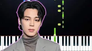 BTS Jimin, JVKE, Kodak Black - Angel Pt. 1 (Piano Tutorial)