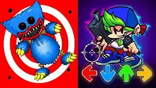Kick the Buddy Mod Huggy Wuggy Poppy Playtime vs FNF Music Battle - Friday Night Funkin