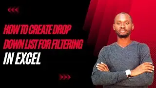 How to create Drop down List for filtering