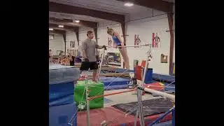 Rowan & Ella Making Progress On Bails | CoachSterlingGymnastics