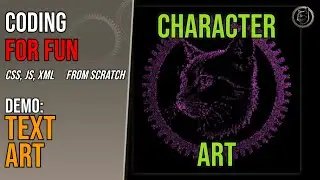 Text Art from Image in JS using Offscreen Canvas and getting Pixel Data. Any font or character-set!
