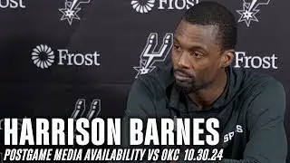 Harrison Barnes' Postgame Interview vs Houston Rockets | 10.28.2024