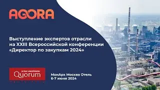 Выступление экспертов отрасли на XXIII Всероссийской конференции «‎Директор по закупкам 2024»