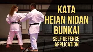 Beginners Karate - KATA Heian Nidan BUNKAI / Self Defence Application