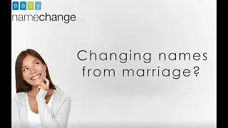 How to change names after marriage (Australia)