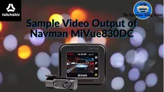 Sample Video Output of a Navman MiVUE830DC
