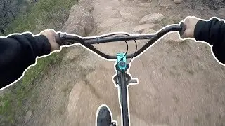 Down hill riding on a bmx *YOU YANGS*