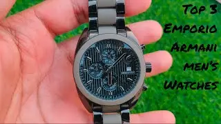 Emporio Armani Original Men's Watches | 3 Best Emporio Armani | Tech Online Shop