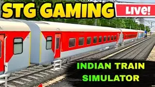 STG GAMING LIVE 🔴 | indian train simulator game | train game | train Wala | Gaming Live
