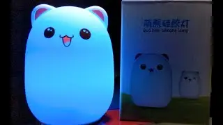 Детская Игрушка —  Силиконовая лампа-ночник Медведь | Bud Bear Silicone Lamp