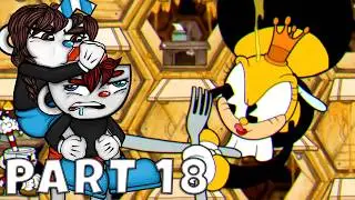 GOTTA STING LIKE A BEE! - CUPHEAD Co-op Let's Play Part 18 | BLIND | (1440p 60FPS PC)