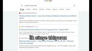 Pinterest nasıl video indirilir? 💙 