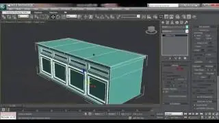 3ds Max House Modeling Tutorial: How Model Storage Cabinets For Kitchen Pantry Cupboard