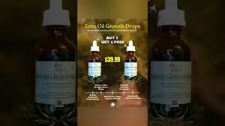 Emu Oil Growth Drops are Buy 1 Get 1 FREE -limited time only